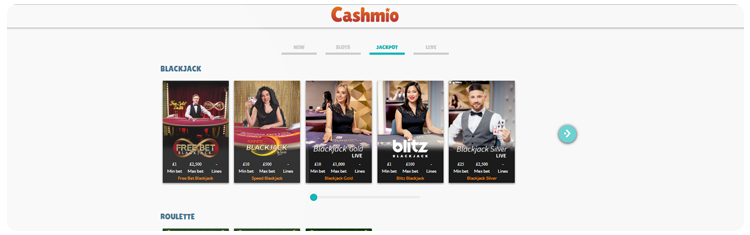 online casino cashmio