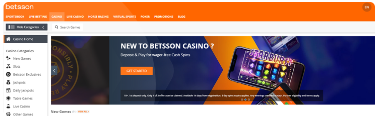 betsson casino